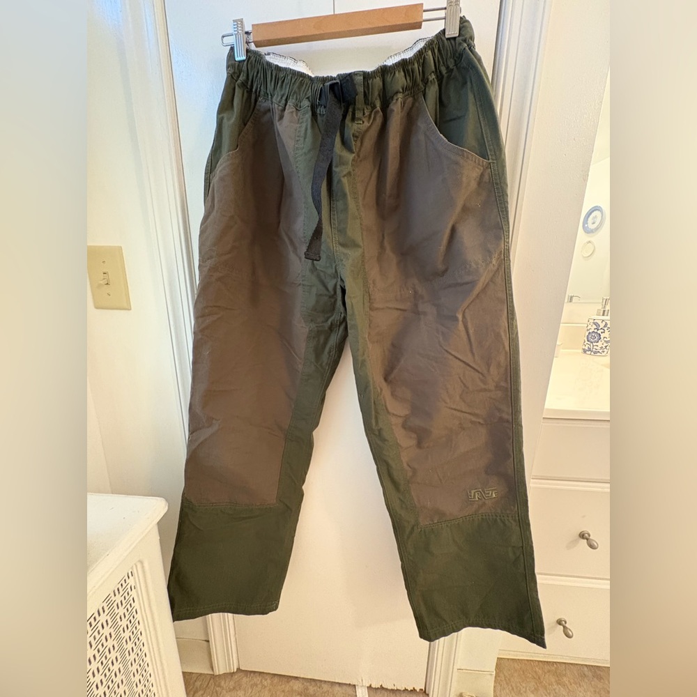 MANRESA the Wallace pant army green mens medium